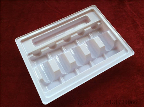 口服液塑料内托5支(带吸管槽)